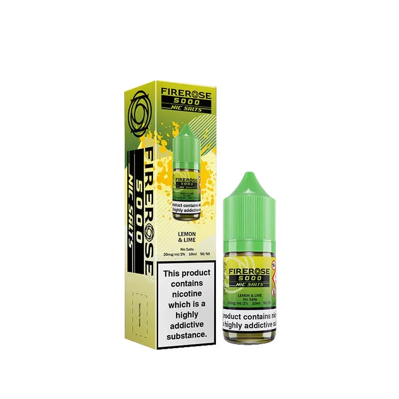 Elux Firerose 5000 Lemon Lime 10ml Nic Salt E-Liquid - Image 2
