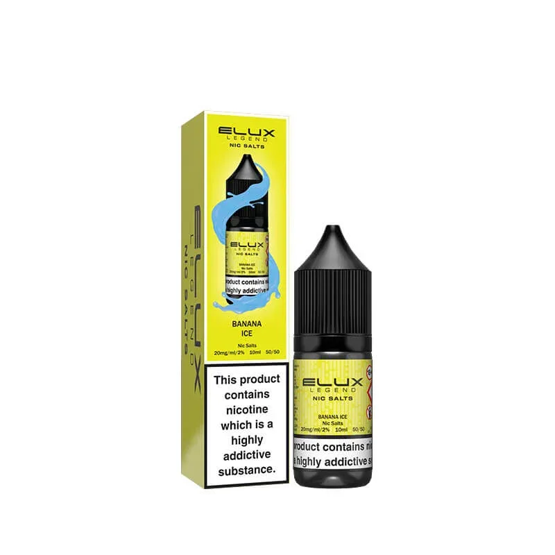 Elux Legend Banana Ice Nic Salt E-Liquid 10ml