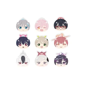 Ensky Blue Archive Omanjuu Niginigi Mascot Plush Box 9 Pack Japan Official