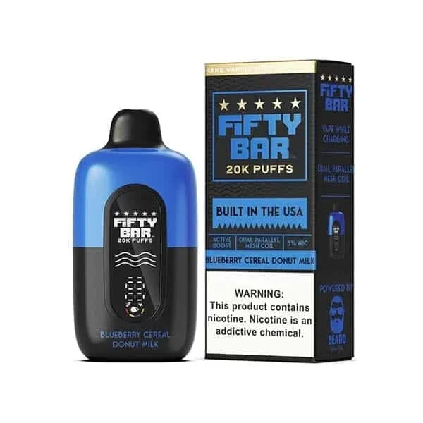 Fifty Bar Black Series 20K Disposable Vape - Image 2