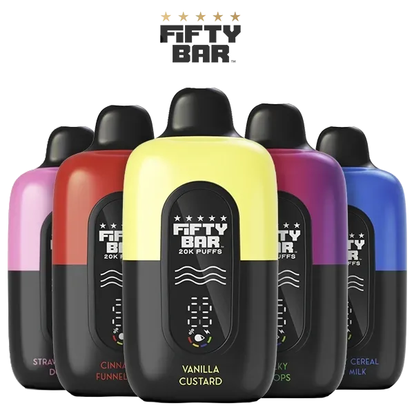 Fifty Bar Black Series 20K Disposable Vape