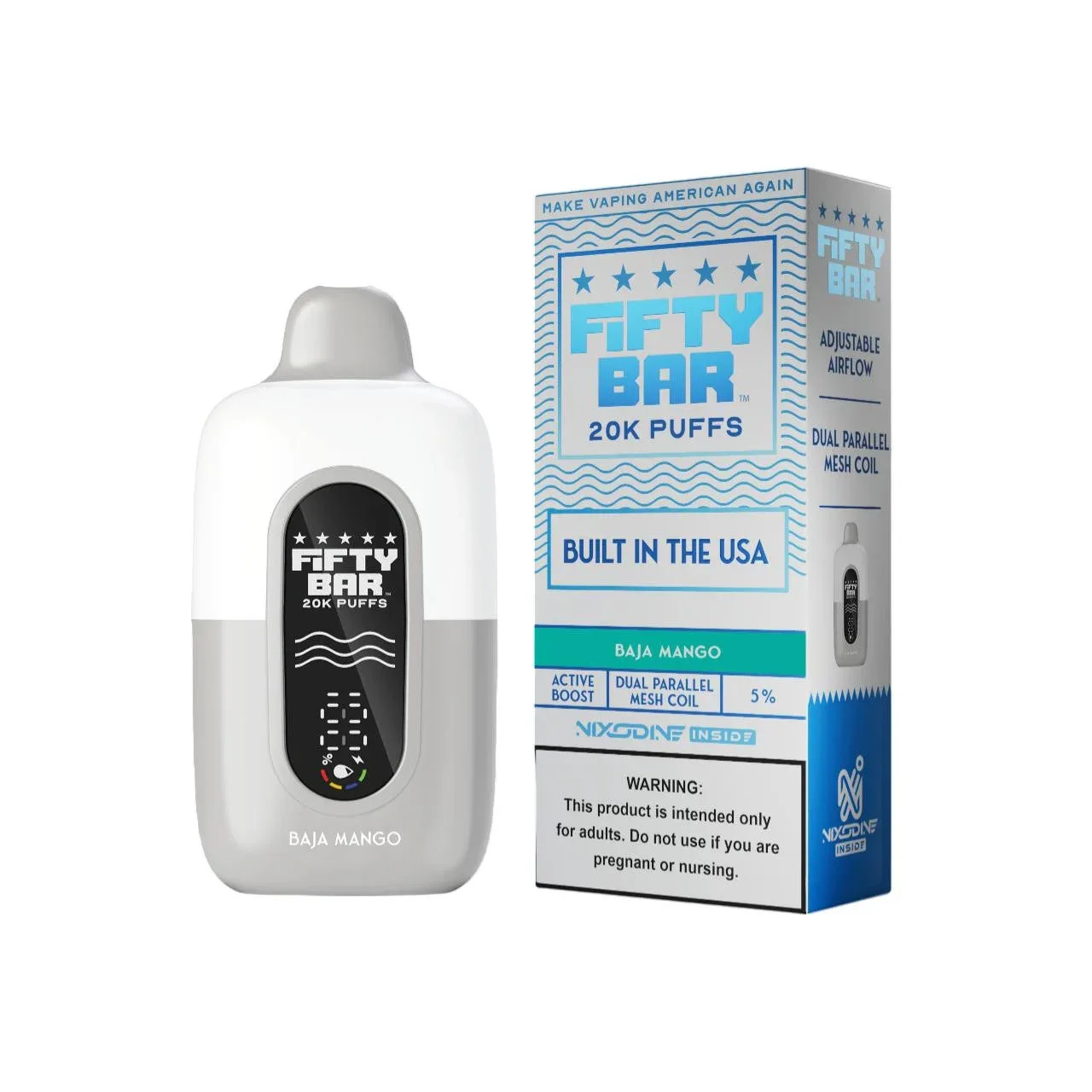 Fifty Bar Nixodine 20K Disposable Vape - Image 2