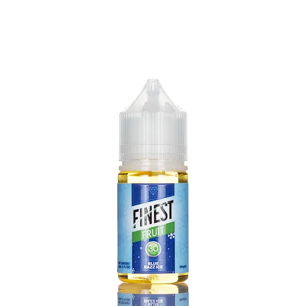 Finest Salt Nic – Mint Edition – Blue Razz Ice – 30mL - Image 2