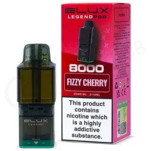 Fizzy Cherry Elux Legend 8000 Prefilled Pod