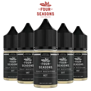Four Seasons Black Label Salt E-Liquid – 30mL