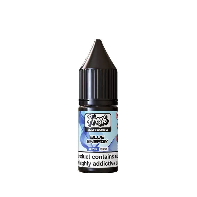 Fresh Bar 50/50 Blue Energy 10ml E-Liquid By Pukka Juice