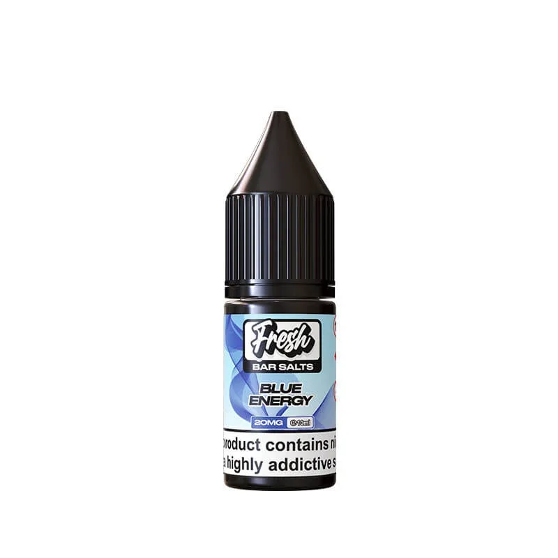 Fresh Bar Salts Blue Energy 10ml Nic Salt E-Liquid By Pukka Juice - Image 2
