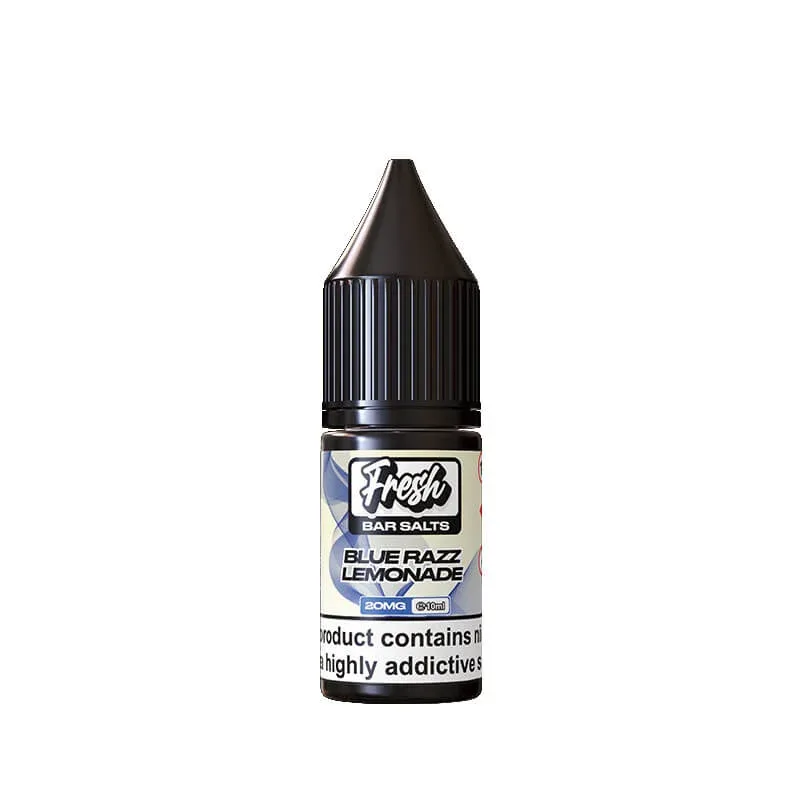 Fresh Bar Salts Blue Razz Lemonade 10ml Nic Salt E-Liquid By Pukka Juice - Image 2