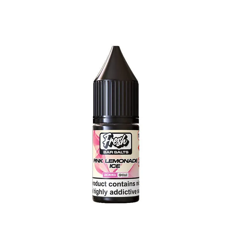 Fresh Bar Salts Pink Lemonade Ice 10ml Nic Salt E-Liquid By Pukka Juice - Image 2