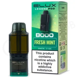 Fresh Mint Elux Legend 8000 Prefilled Pod