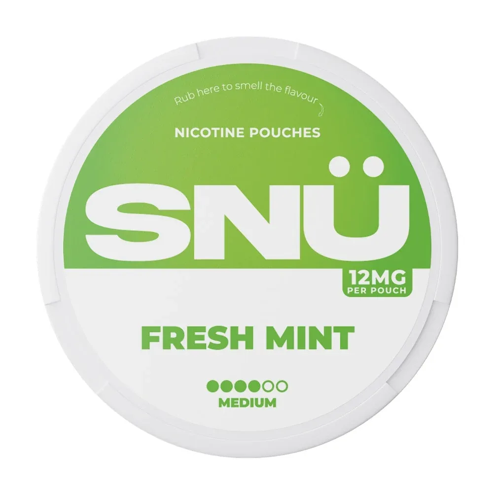 Fresh Mint Nicotine Pouches by SNU (20pk)