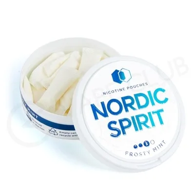Frosty Mint Nicotine Pouches by Nordic Spirit