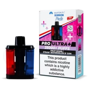 Fruit Bomb & Straw' Watermelon B'Gum Hayati Pro Ultra Plus Refill Pod