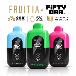 Fruitia x Fifty Bar 20K Puff Disposable