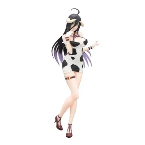 Furyu Overlord Albedo Figure - Mini Dress Cow Print Ver. Collectible Toy