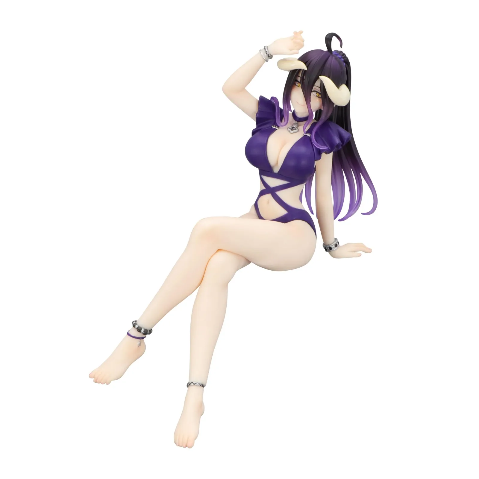 Furyu Overlord Noodle Stopper Figure - Albedo Dark Purple Version