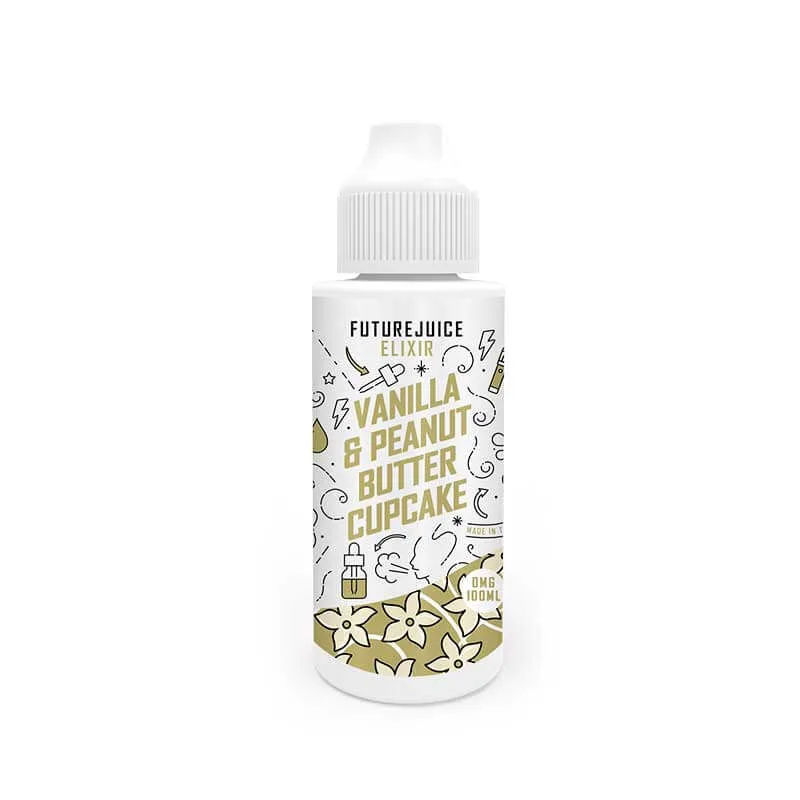Future Juice Vanilla Peanut Butter Cupcake Shortfill 100ml E-Liquid
