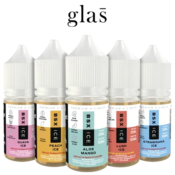 Glas BSX ICE Series Salt E-Liquid – 30mL