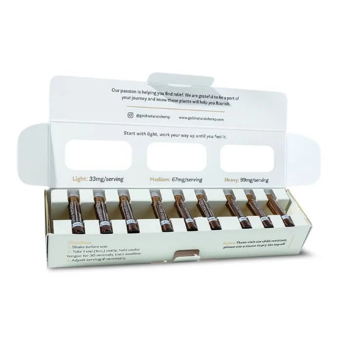 Gold Naturals Stress Vial Box Tincture