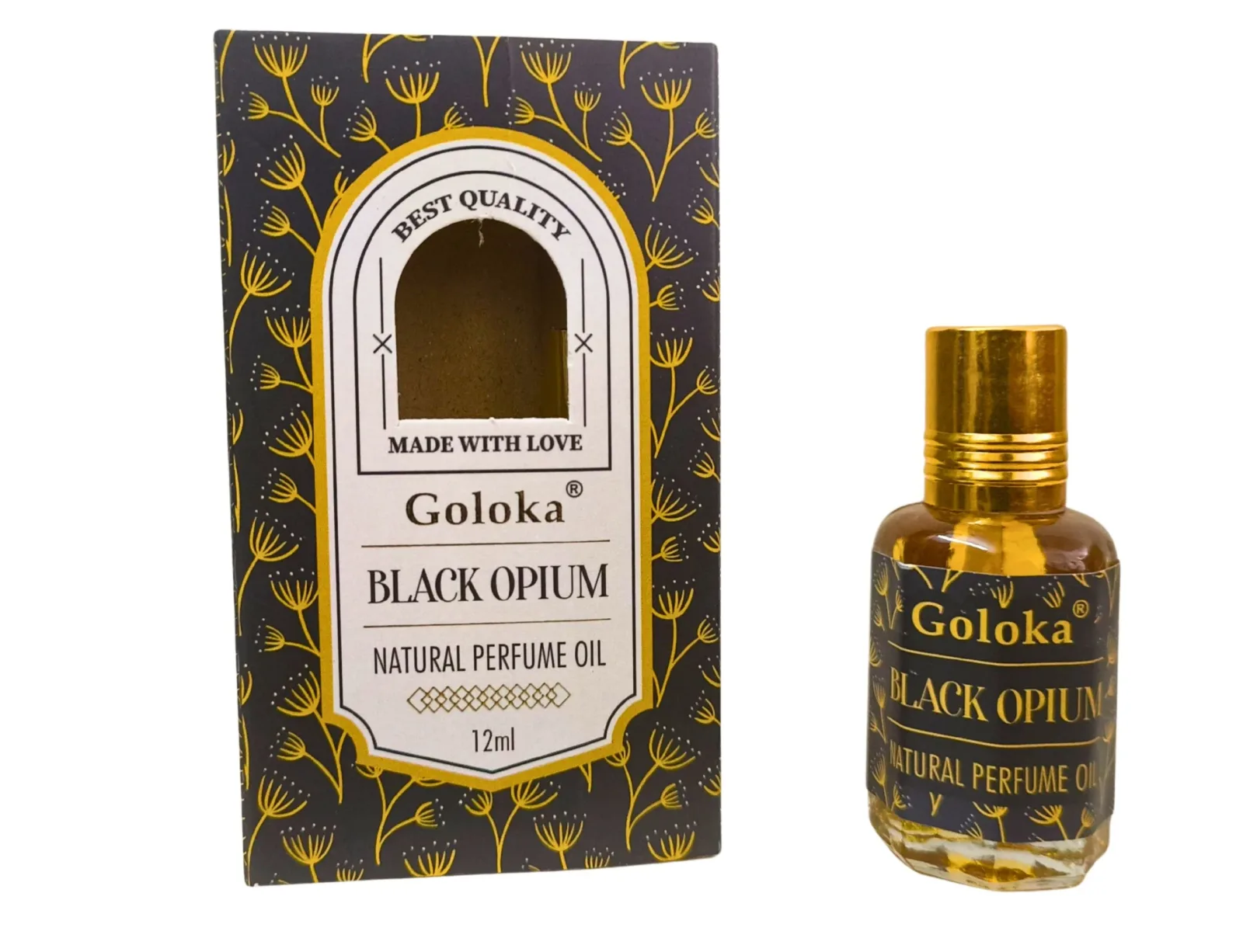 Goloka Black Opium Natural Perfume Oil (Attar) 12ml