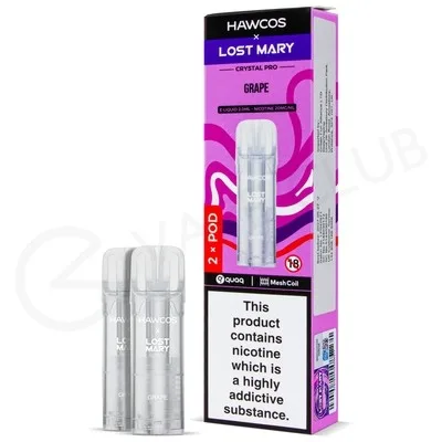 Grape Hawcos x Lost Mary Crystal Pro Prefilled Pods