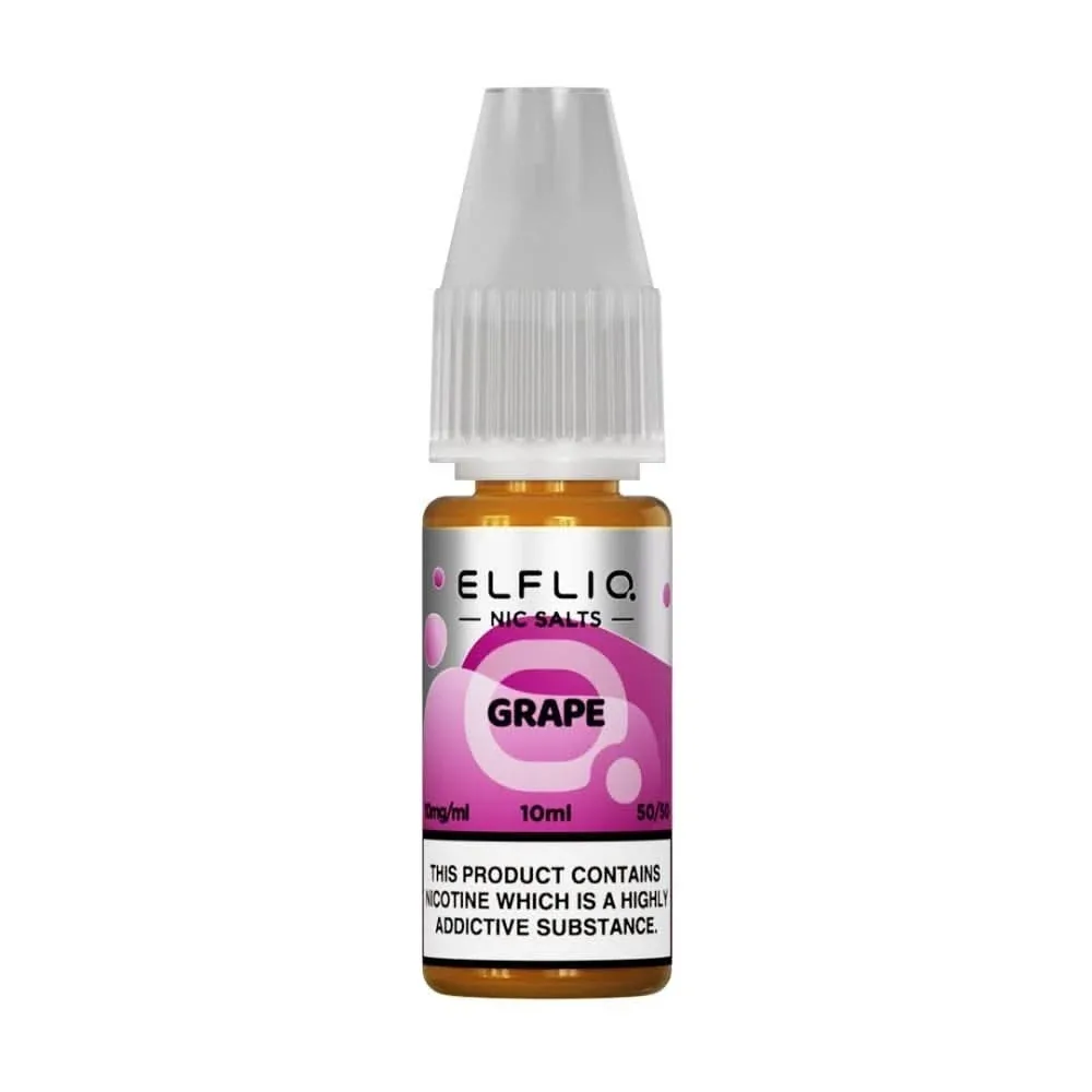 Grape Nic Salt E-Liquid by Elf Bar Elfliq (10ml) - Image 2