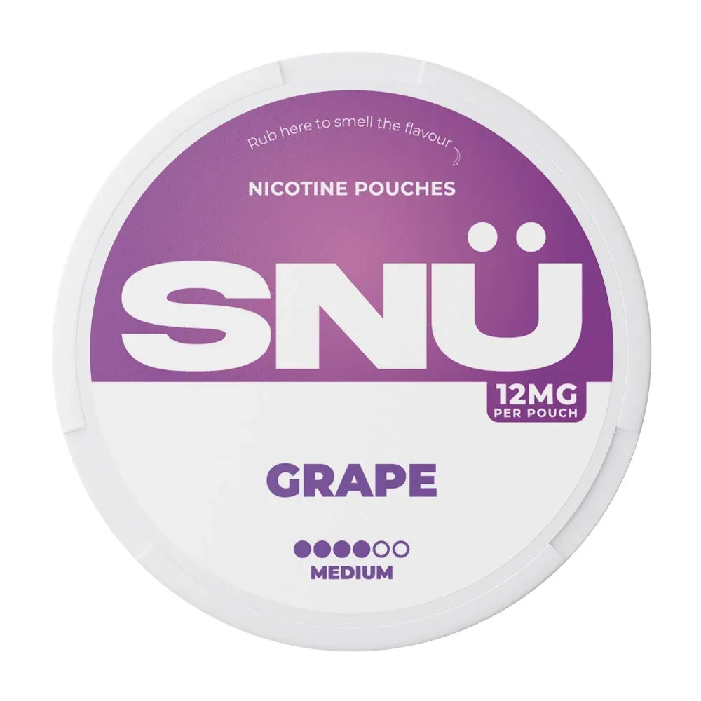 Grape Nicotine Pouches by SNU (20pk)