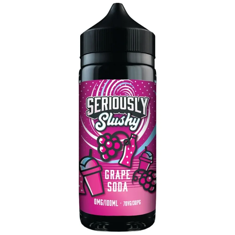 Grape Soda Shortfill E-Liquid Seriously Slushy Series by Doozy Vape Co (100ml)
