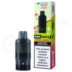 Guava Kiwi Passion Fruit Hayati Pro Max Plus Refill Pod