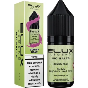 Gummy bear ELUX Legend nic salts e-liquid 10ml