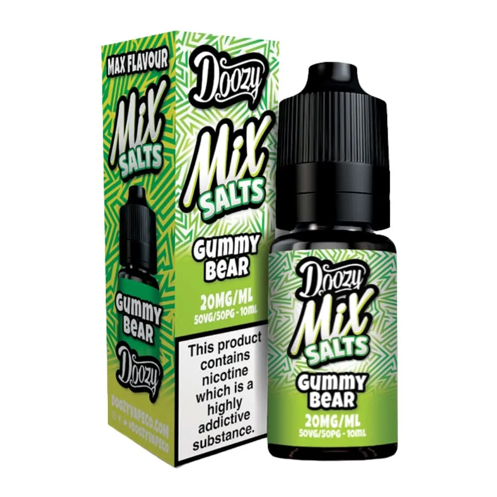 Gummy Bear Nic Salt E-Liquid Mix Salts Series by Doozy Vape Co (10ml)