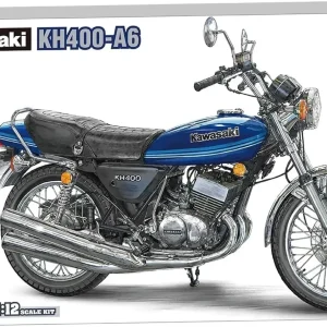 Hasegawa Kawasaki KH400-A6 1/12 Scale Motorcycle Plastic Kit