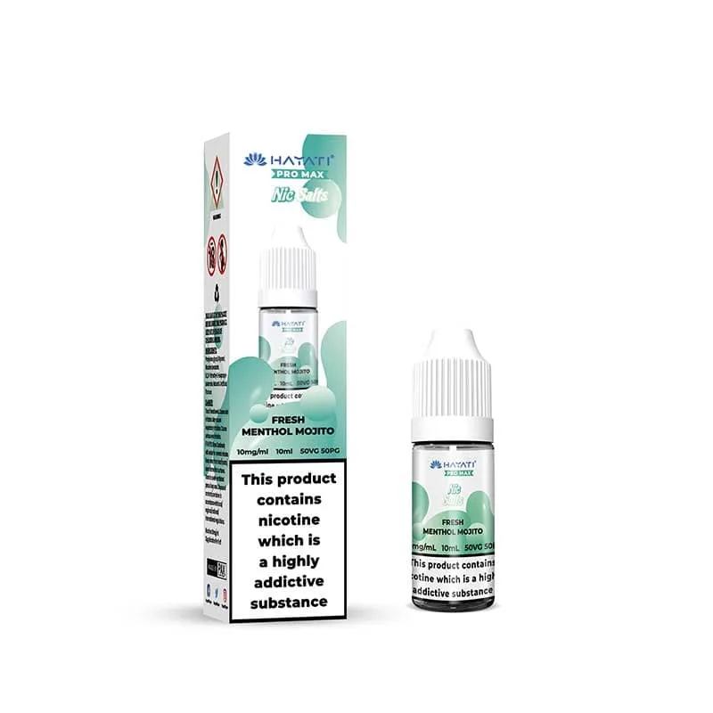 Hayati Pro Max Fresh Menthol Mojito Nic Salt E-Liquid 10ml
