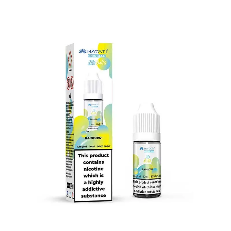 Hayati Pro Max Rainbow Nic Salt E-Liquid 10ml