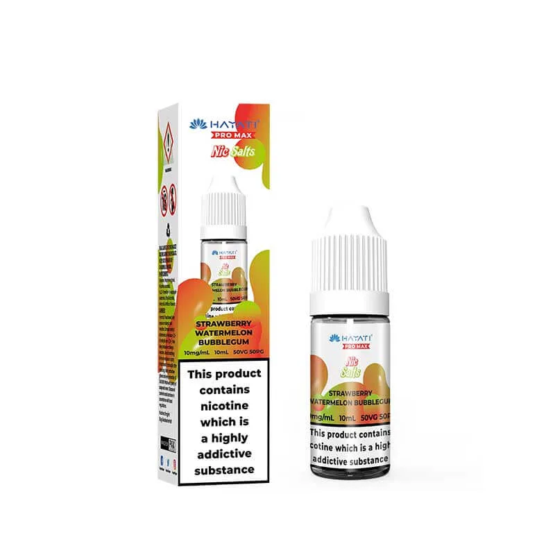 Hayati Pro Max Strawberry Watermelon Bubblegum Nic Salt E-Liquid 10ml