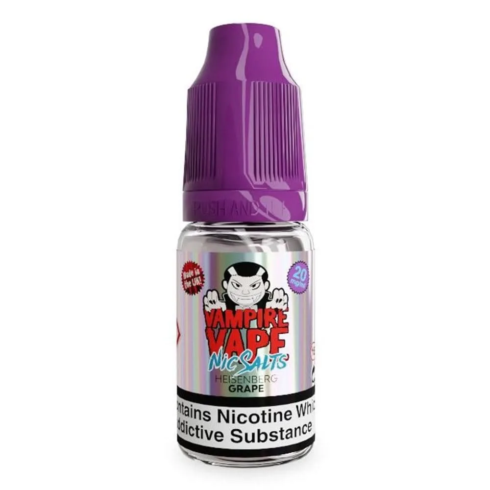 Heisenberg Grape Nic Salt E-Liquid by Vampire Vape (10ml)