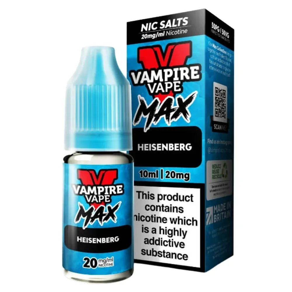 Heisenberg VV Max Nic Salt E-Liquid by Vampire Vape (10ml)