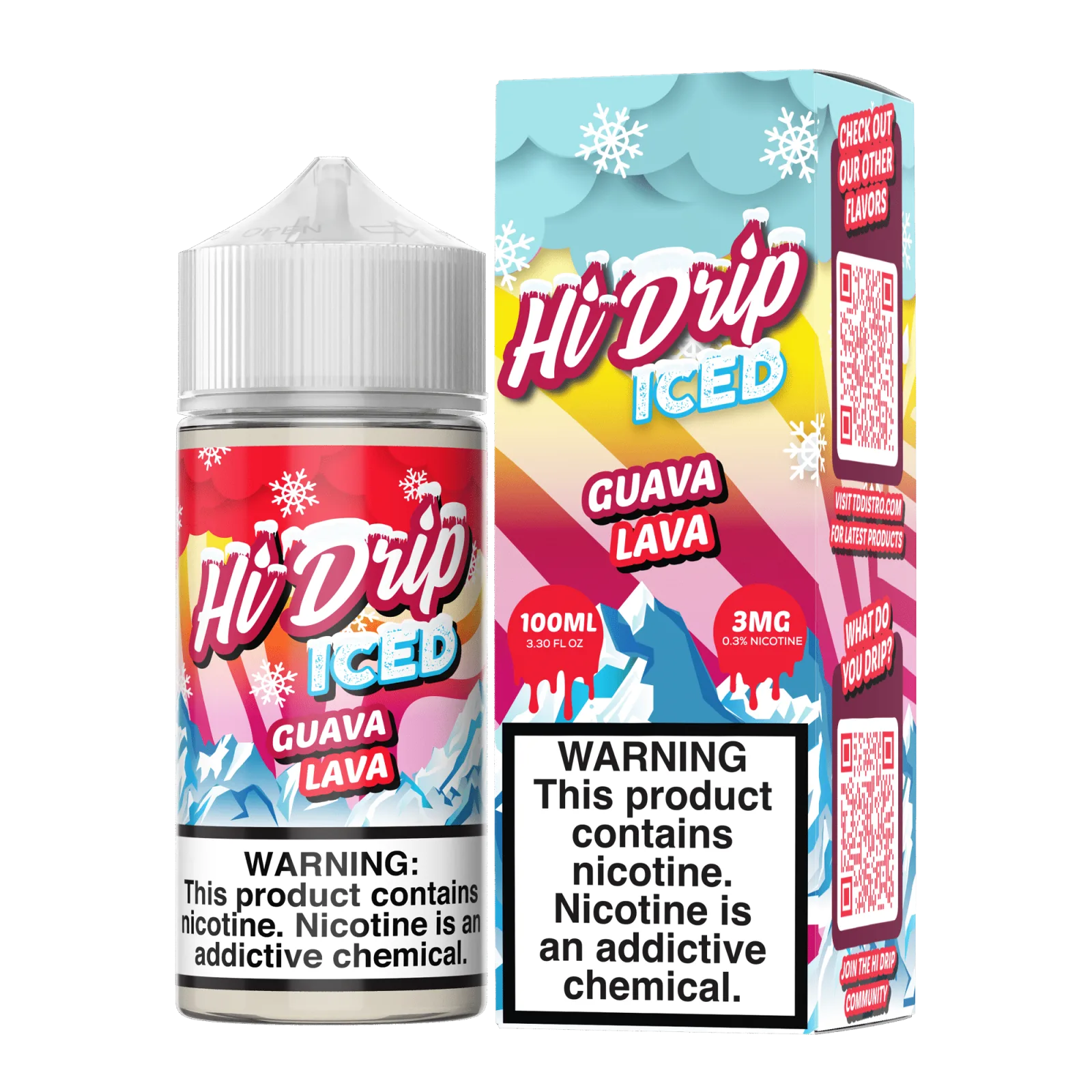 Hi-Drip 100ml – Guava Lava ICED