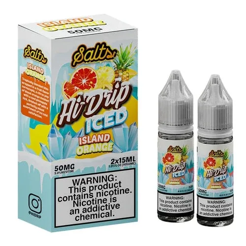 Hi-Drip Salt Twin Pack - Iced Island Orange Salt