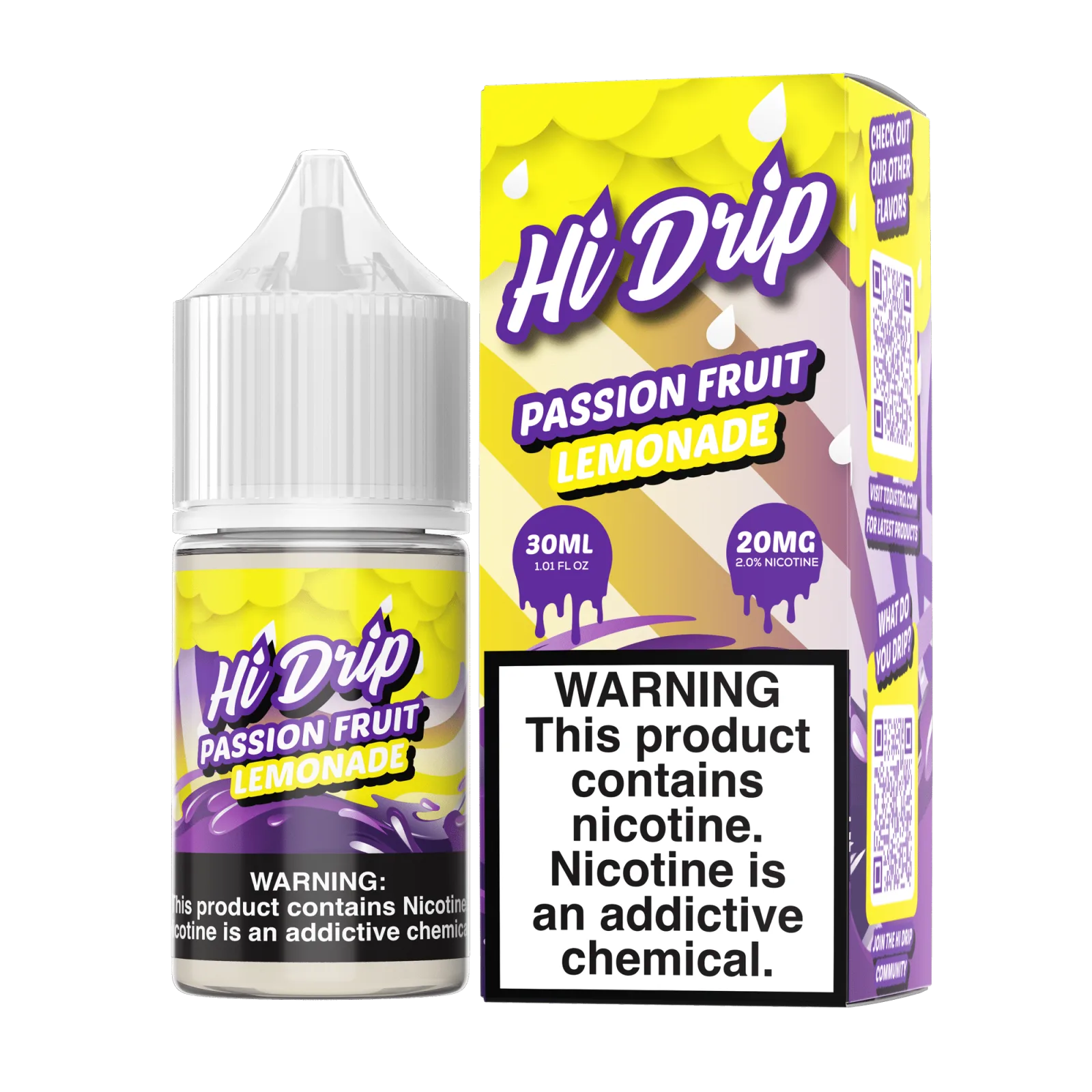 Hi-Drip Salts 30ml – Passion Fruit Lemonade