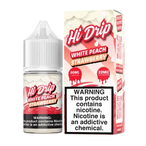 Hi-Drip Salts 30ml – White Peach Strawberry