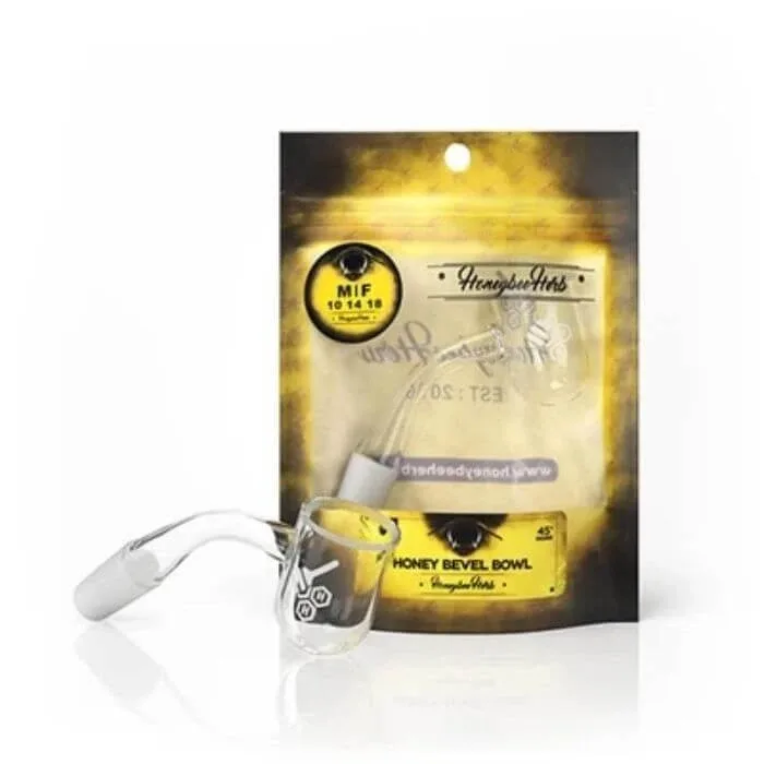 Honey Bevel Bowl 45 Degree Quartz Nail by Honeybee Herb