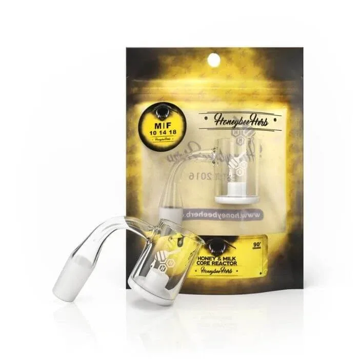 Honey & Milk Core Reactor Quartz Nail by Honeybee Herb