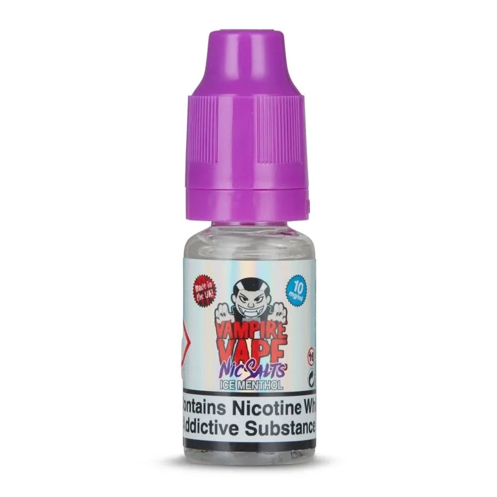 Ice Menthol Nic Salt E-Liquid by Vampire Vape (10ml)