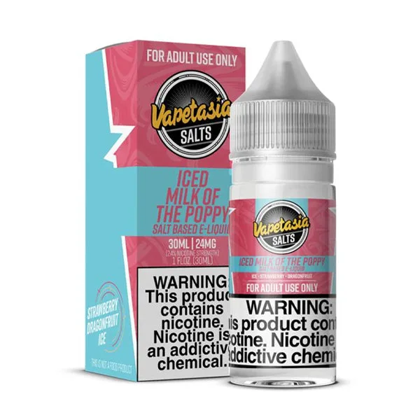Iced Milk of the Poppy by Vapetasia Salts 30ml