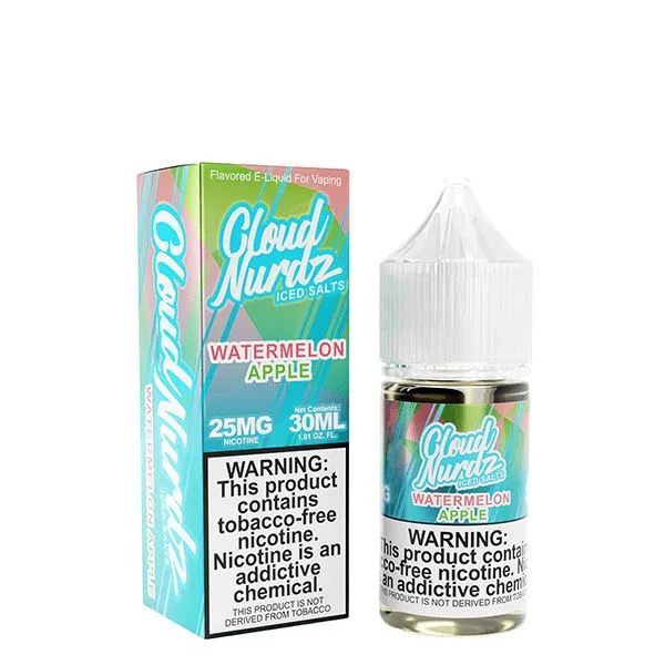Iced Watermelon Apple by Cloud Nurdz TFN Salts 30mL