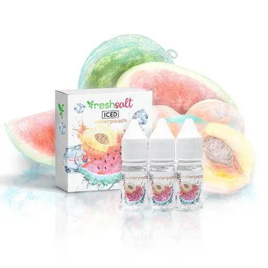 Iced Waterpeach Salt | FreshSalt by Public Bru | (3x10ml) (Final Closeout)