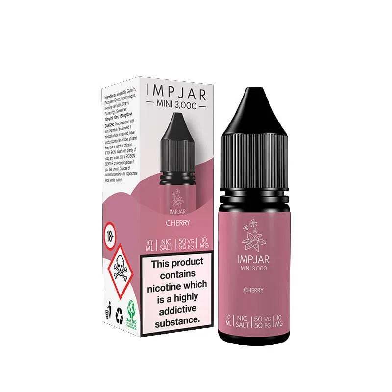 Imp Jar Cherry 10ml Nic Salt E-Liquid - Image 2