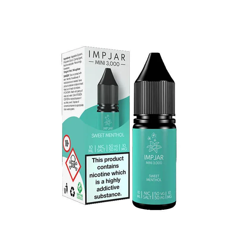 Imp Jar Sweet Menthol 10ml Nic Salt E-Liquid - Image 2