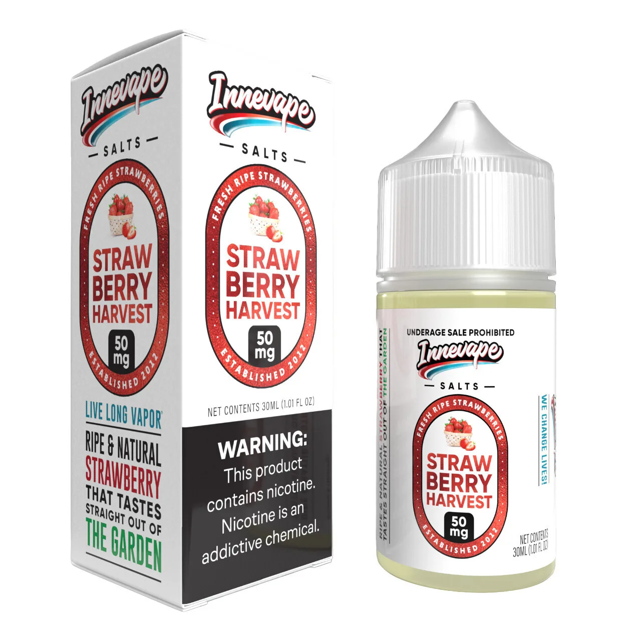 INNEVAPE SALT- STRAWBERY HARVEST 30ml